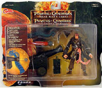 Zizzle - Deluxe Captain Jack Sparrow with Firing Black Pearl Cannon
