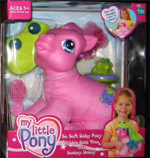 pony in the tub