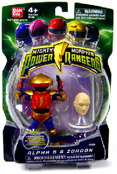 Power Rangers Mighty Morphin - 4-Inch - Alpha 5 and Zordon