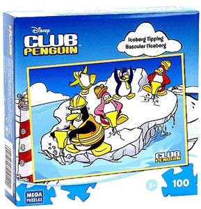 Disney Club Penguin 100 Piece Puzzle - ICEBERG TIPPING