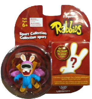 Rayman Raving Rabbids - Sports Collection 2 Figures Ski and Mystery