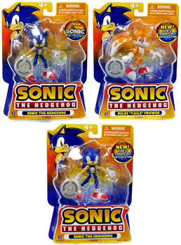 3-Inch Sonic The Hedgehog - Set of 3 [Sonic, Sonic Black Knight, Tails]