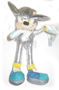 9-Inch Sonic Plush 2009 - Silver