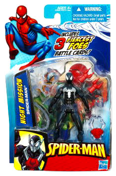 3.75-Inch Night Mission Black Spider-Man
