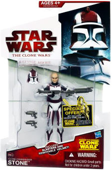 Clone Wars 2009 Red Back - Commander Stone