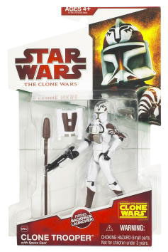 Clone Wars 2009 - Red Back  Clone Trooper with Space Gear