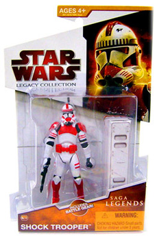 Clone Wars 2009 Red Packaging - Saga Legends - Shock Trooper
