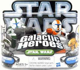 Galactic Heroes 2010 - Republic Commandos Fixer & Boss SILVER