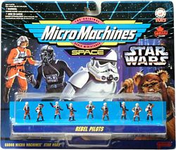 Star Wars MicroMachine Rebel Pilots