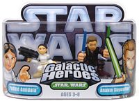 Galactic Heroes - Padme Amidala and Anakin Skywalker - SILVER