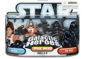 Galactic Heroes - Wedge and Tie Pilot SILVER
