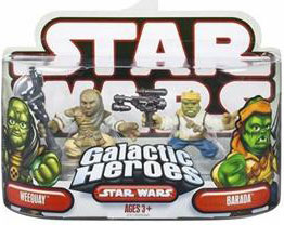 Galactic Heroes - Weequay and Barada RED BACK