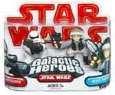 Galactic Heroes - Blockade Rebel Trooper and Stormtrooper RED