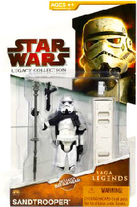 Clone Wars 2009 Red Packaging - Saga Legends - Sandtrooper