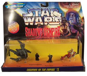 MicroMachines - Shadows Of The Empire - II [Virago, Emperor Palpatine, Prince Xizor, Swoop with Rider]