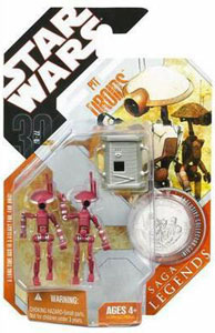 30th Anniversary Saga Legends - Pit Droids Maroon Variant