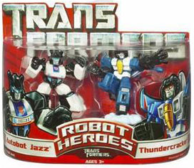 Robot Heroes: Autobot Jazz and Thundercracker