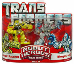 Robot Heroes: Autobot Ratchet Vs Megatron