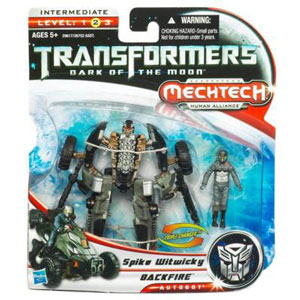 Transformers 3 Movie Basic Class - Autobot Backfire and Spike Witwicky