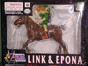 Zelda Majora Mask - Link and Epona