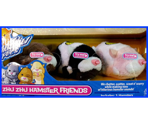 Zhu Zhu Pets Hamster - 3-Pack - Jilly, Scoodles, Winkie