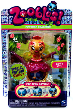 Zoobles Petagonia Animal Mini Special Edition Shiny Zippy 111