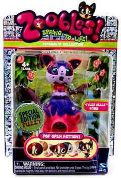 Zoobles Petagonia Animal Mini Special Edition Fuzzy Tyler Belle 108